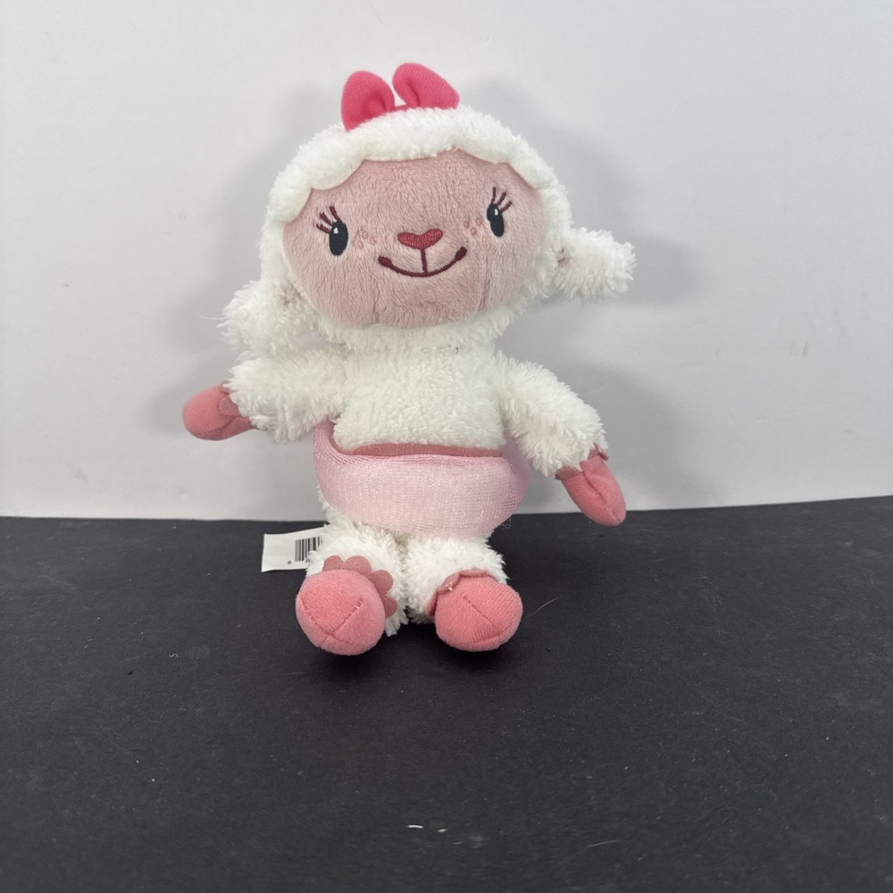 Disney Lambie Plush Stuffed Ballerina Lamb Pink Tutu 8 " Doc McStuffins